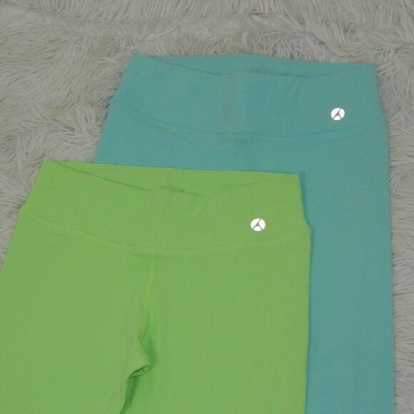 New Lot of 2 Avocado Leggings‎ Capri Green Blue XS - Picture 4 of 12